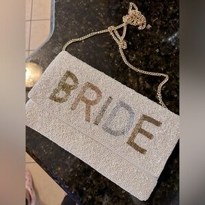 Beaded Bride Clutch / Crossbody